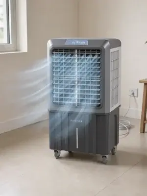 Climatiseur ECO 6 BIOCLIM au design moderne, conçu pour offrir fraîcheur et confort dans un intérieur.