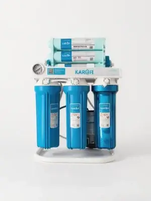 Osmoseur KAROFI 10 ST 100 GPD avec système de filtration de l’eau à 10 étapes.