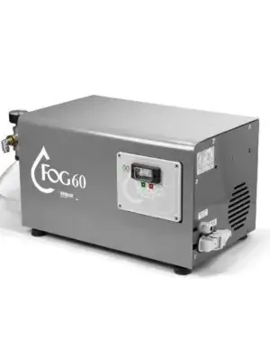 Pompe haute pression IDROBASE pour système FOG de brumisation et de rafraîchissement professionnel.